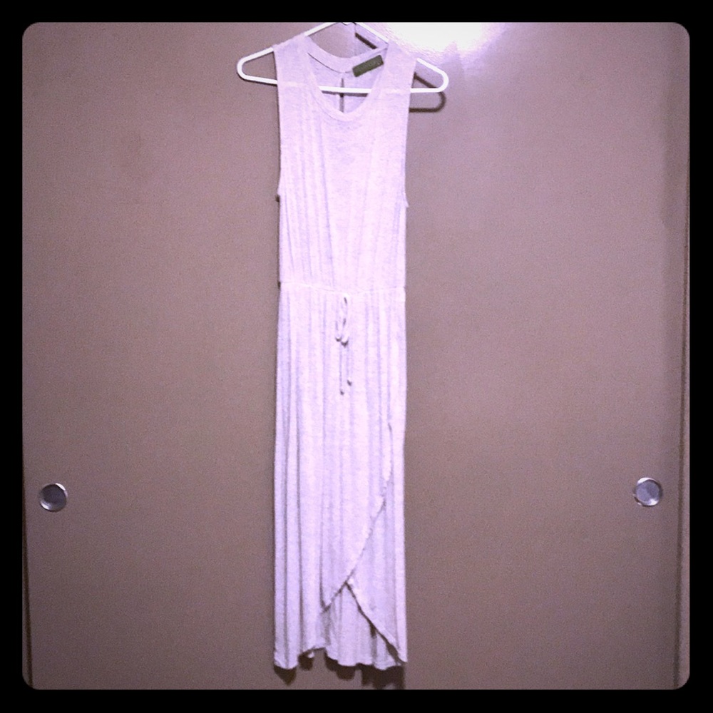 Olive & Pim Grey Jersey Wrap Dress